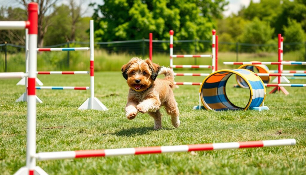 Cavoodle agility training