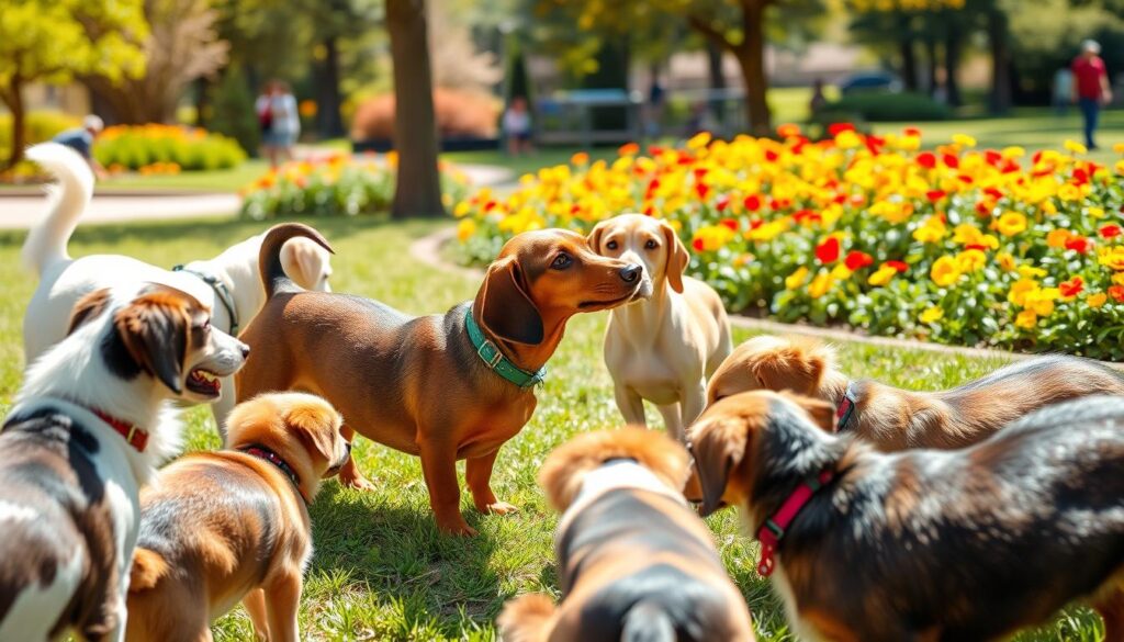 Dachshund socialization techniques