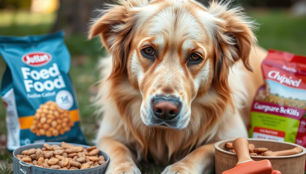 Golden Retriever food allergies symptoms