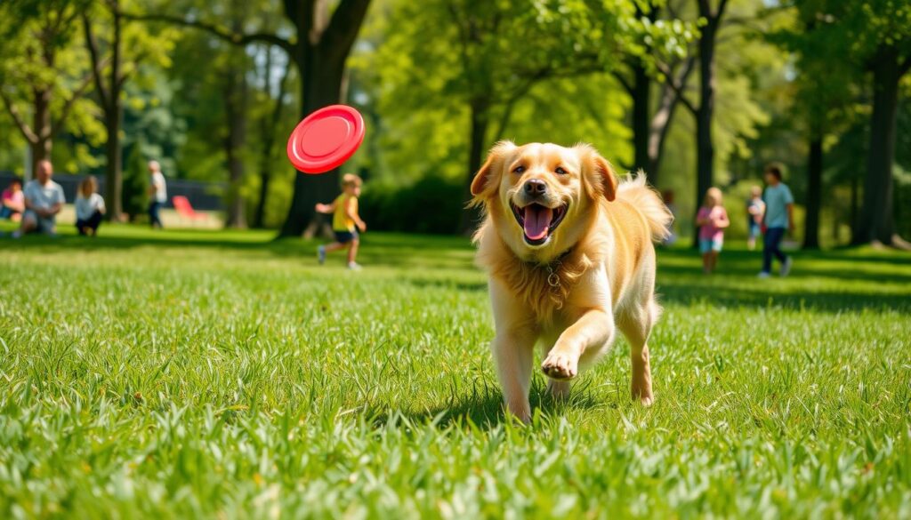 Golden retriever daily exercise