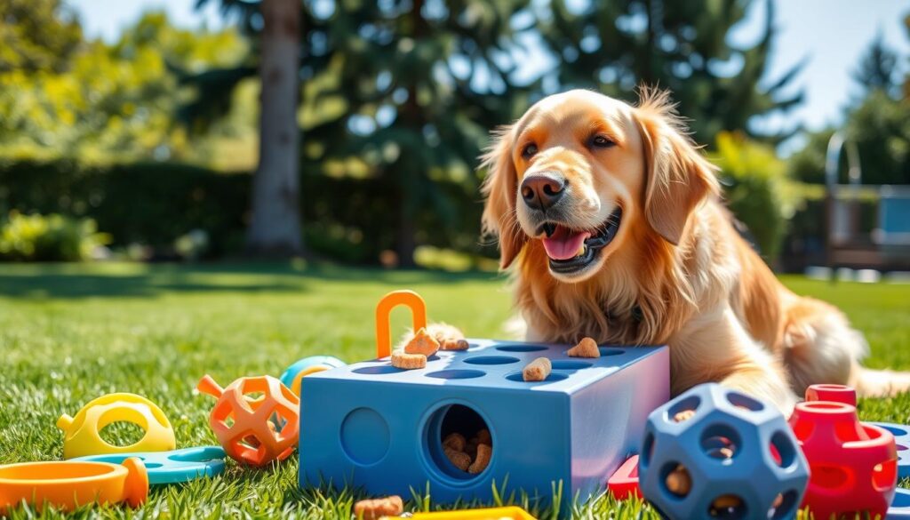Mental stimulation for Golden Retrievers