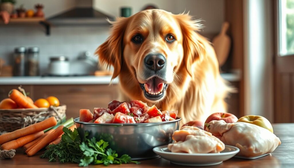 raw diet for golden retrievers
