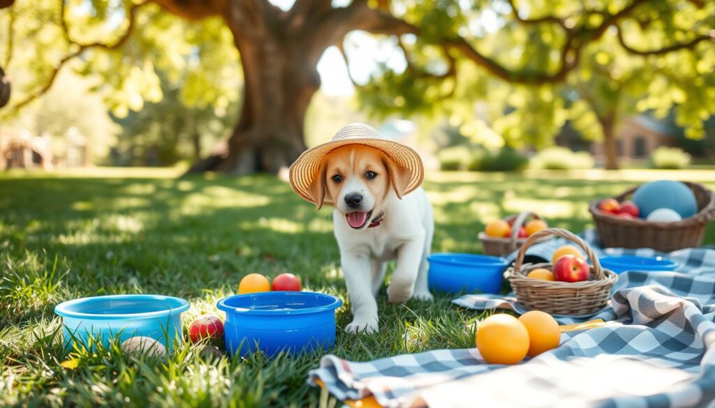 Outdoor safety for puppies