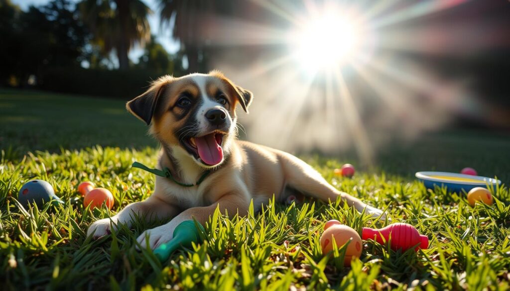 Puppy heatstroke