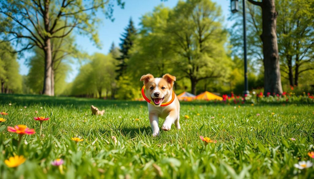 puppy exercise