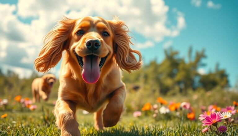 cocker spaniel upbeat personality