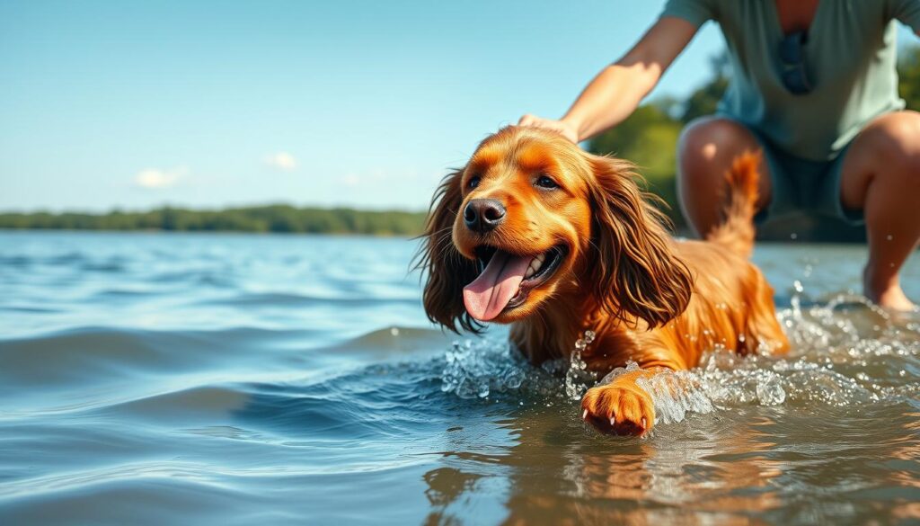 dog water training dog water training