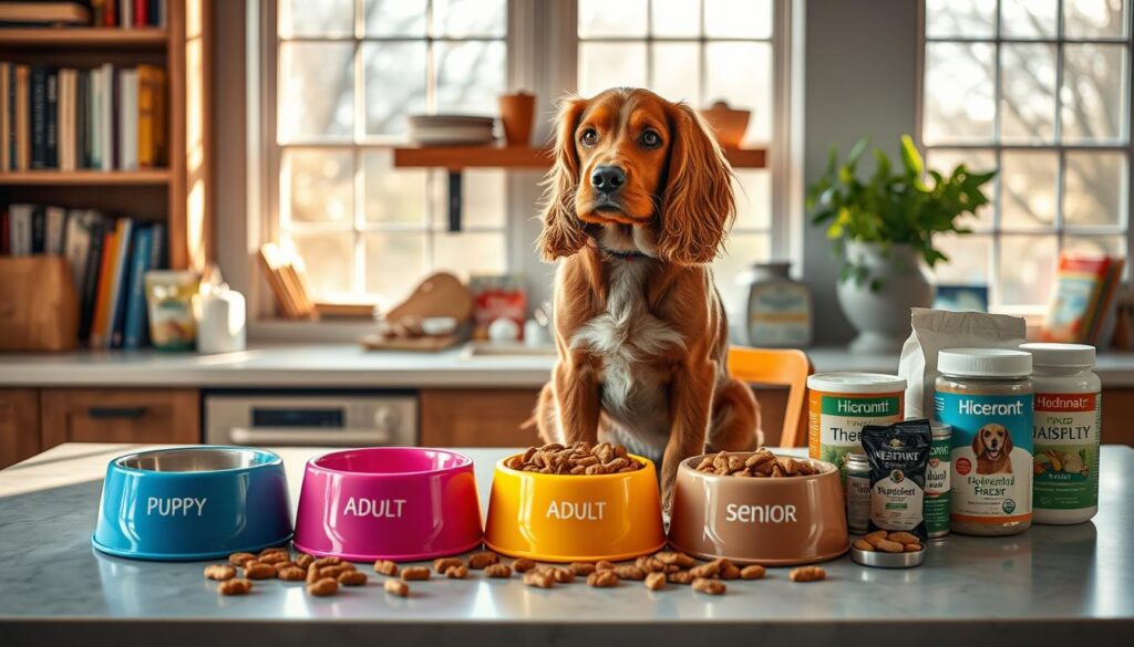 Dog life stage nutrition