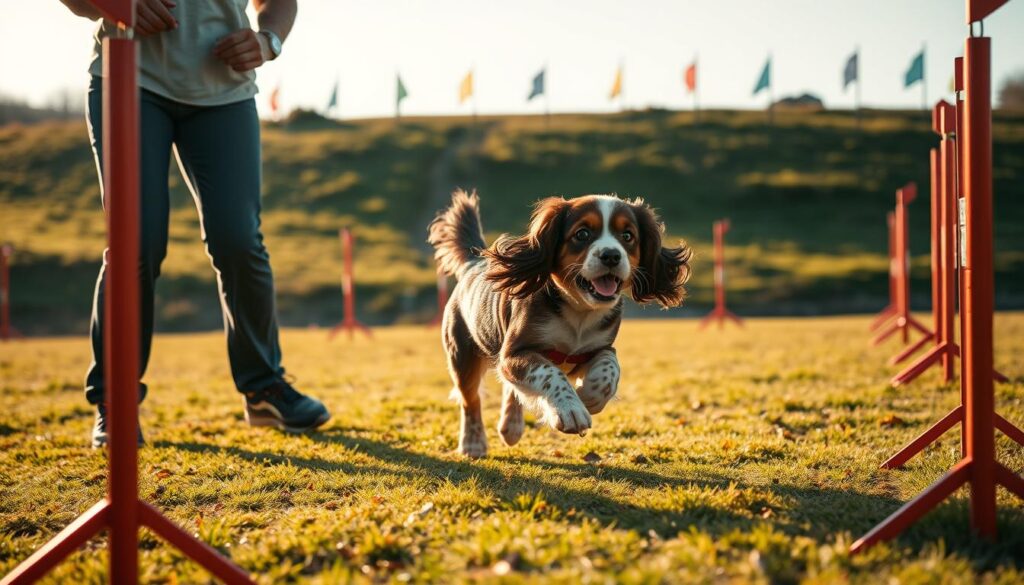 cocker spaniel agility training