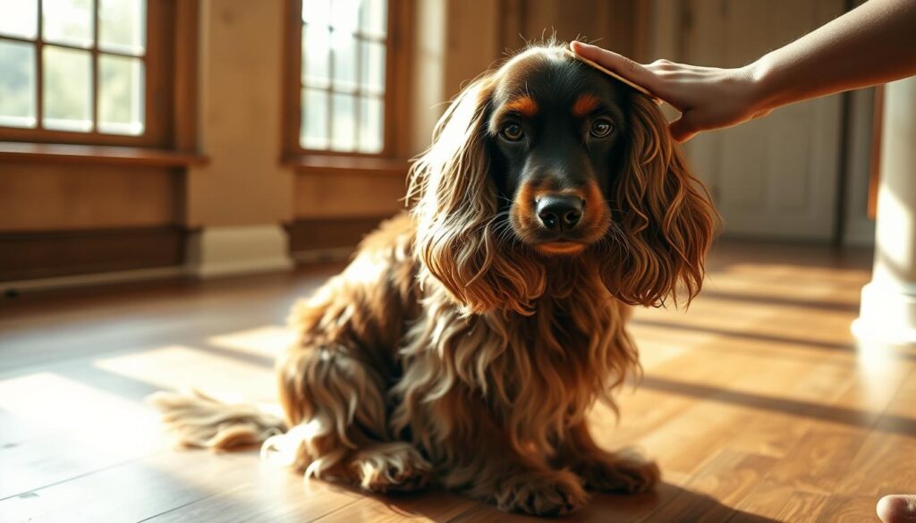 cocker spaniel brushing needs