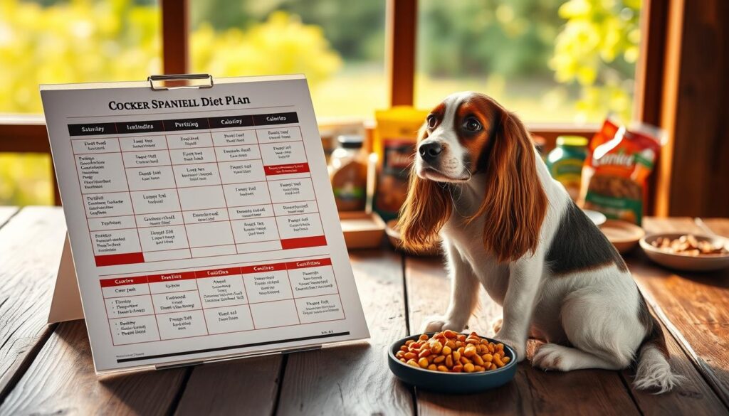cocker spaniel diet plan