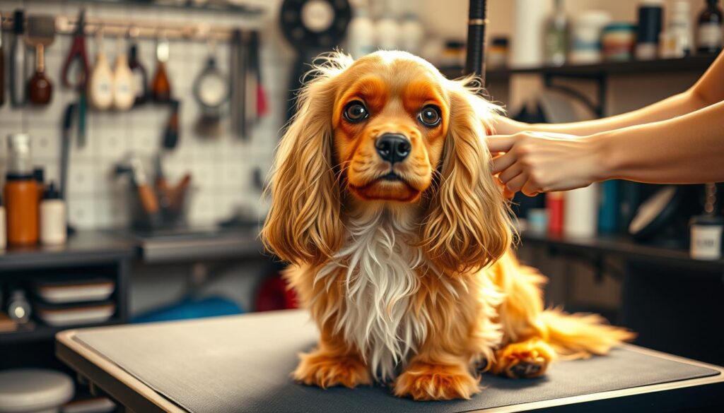 cocker spaniel grooming routine