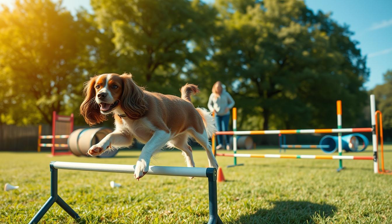 cocker spaniel dog sports