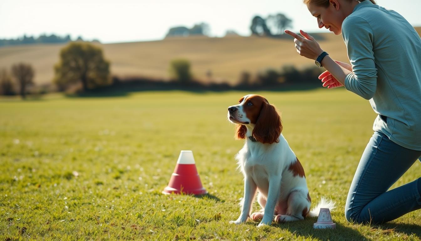 cocker spaniel handler focus